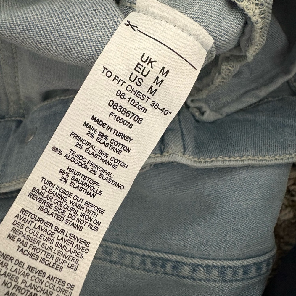 ASOS Design Light Blue Denim Jacket - Picture 5 of 5